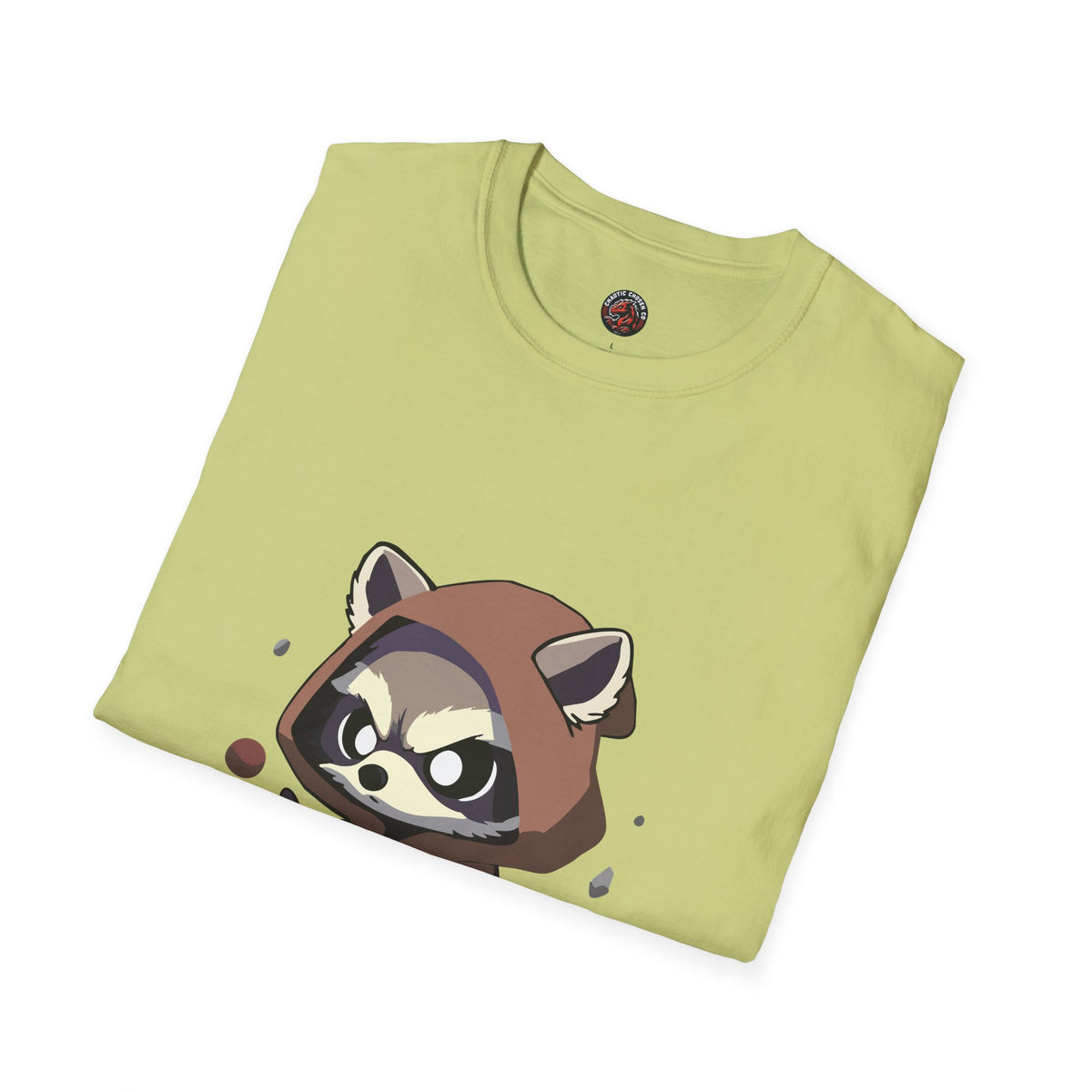 Cute Raccoon Space Wizard Unisex Softstyle T-Shirt - Perfect for Animal and Star Wars Fans
