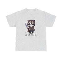 Hooded Raccoon Knife Shirt