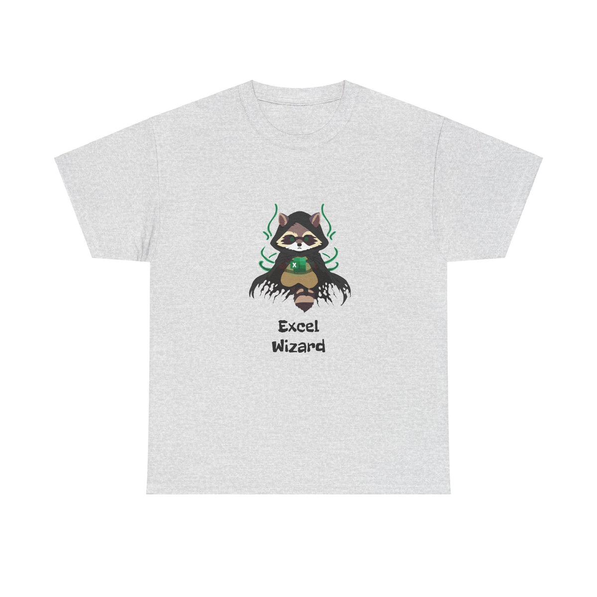 Excel Wizard Raccoon T-Shirt - Unleash Your Inner Spreadsheet Master!