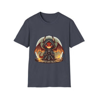 Hooded Dragon Demon Unisex Softstyle T-Shirt