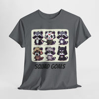Halloween Raccoon Squad Goals T-Shirt - Cute, Spooky, Fun