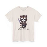 Hooded Raccoon Knife Shirt