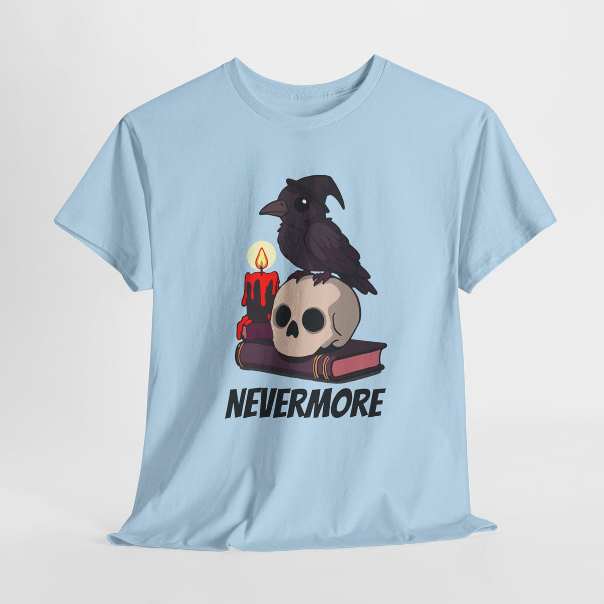 Nevermore Raven T-Shirt - Gothic, Spooky, Edgar Allan Poe