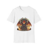 Hooded Dragon Demon Unisex Softstyle T-Shirt