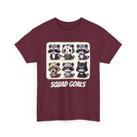 Halloween Raccoon Squad Goals T-Shirt - Cute, Spooky, Fun