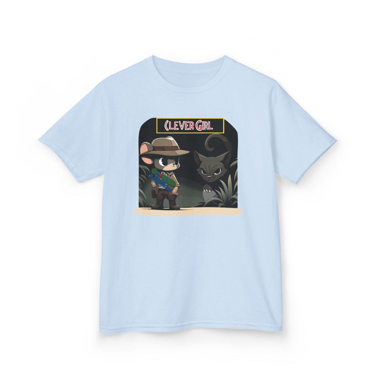 Clever Girl Kids Tee, Fun Graphic T-Shirt for Children, Adventure Shirt, Birthday Gift for Kids, Cute Animal Tee