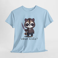 Hooded Raccoon Knife Shirt