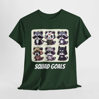 Halloween Raccoon Squad Goals T-Shirt - Cute, Spooky, Fun