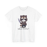 Hooded Raccoon Knife Shirt
