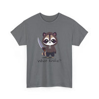 Hooded Raccoon Knife Shirt