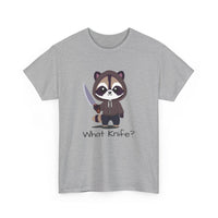 Hooded Raccoon Knife Shirt