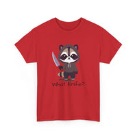Hooded Raccoon Knife Shirt