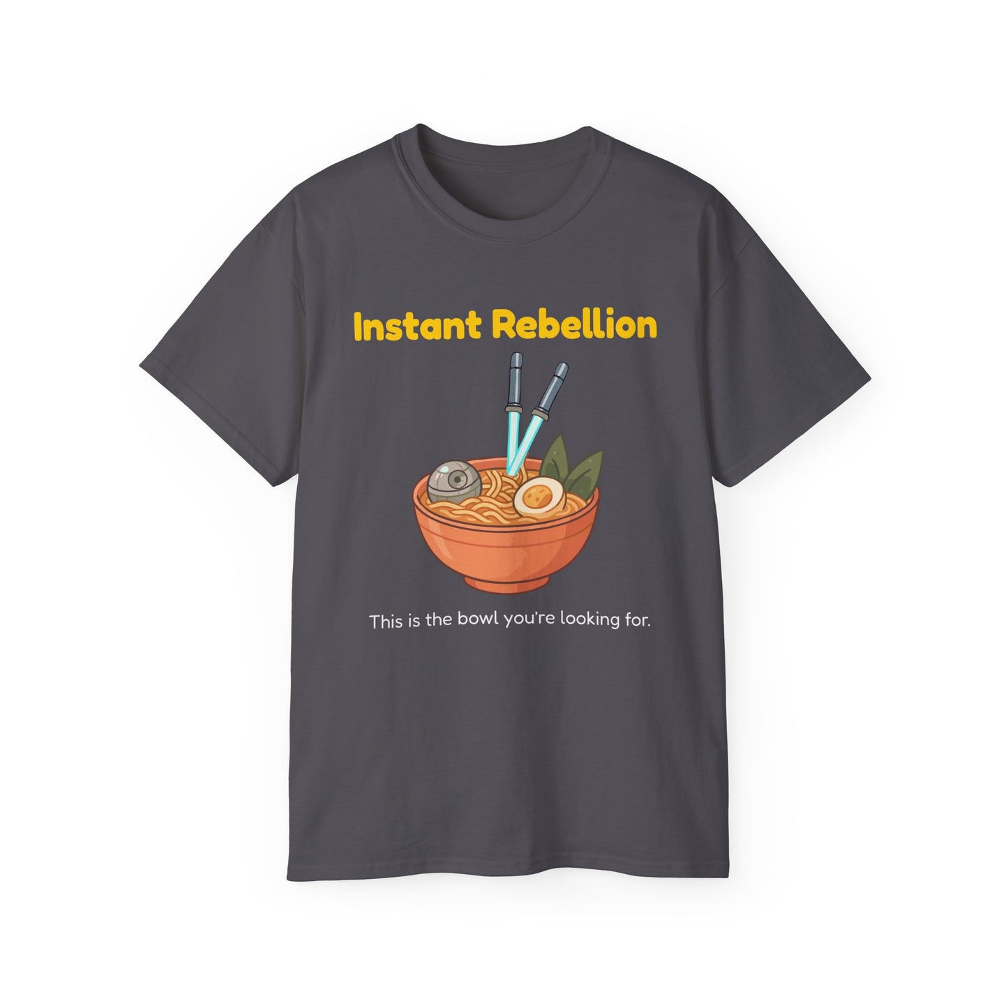 Funny Instant Ramen Unisex Ultra Cotton Tee – Perfect for Food Jedi!