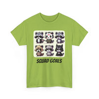 Halloween Raccoon Squad Goals T-Shirt - Cute, Spooky, Fun
