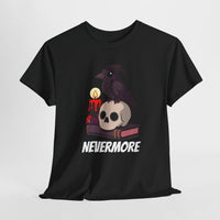 Nevermore Raven T-Shirt - Gothic, Spooky, Edgar Allan Poe
