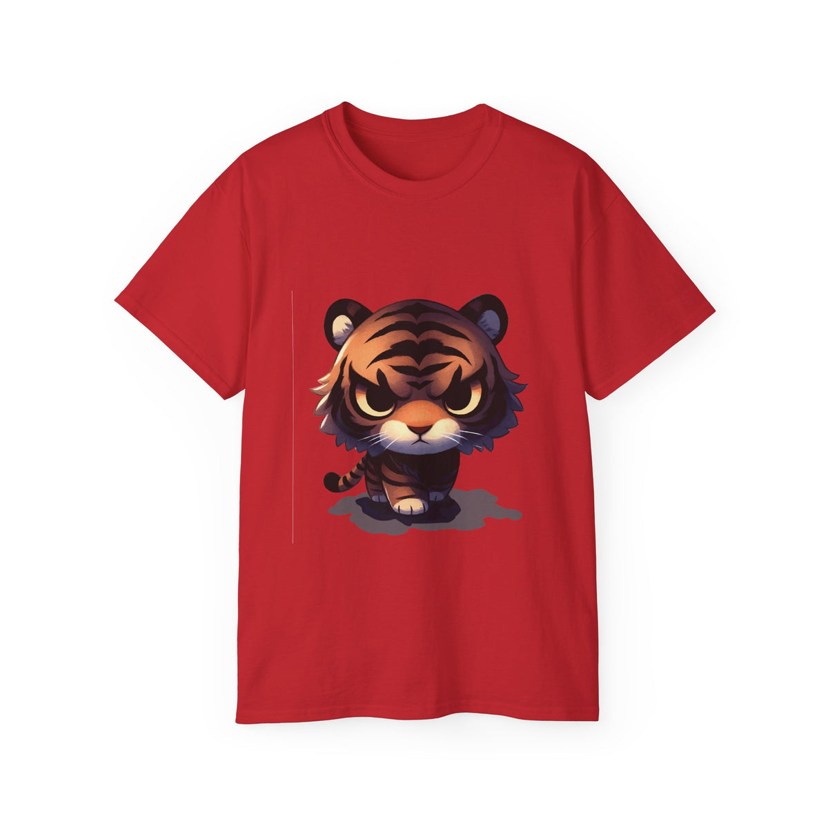 Shadowy Tiger Graphic Unisex Ultra Cotton Tee - Perfect for Animal Lovers