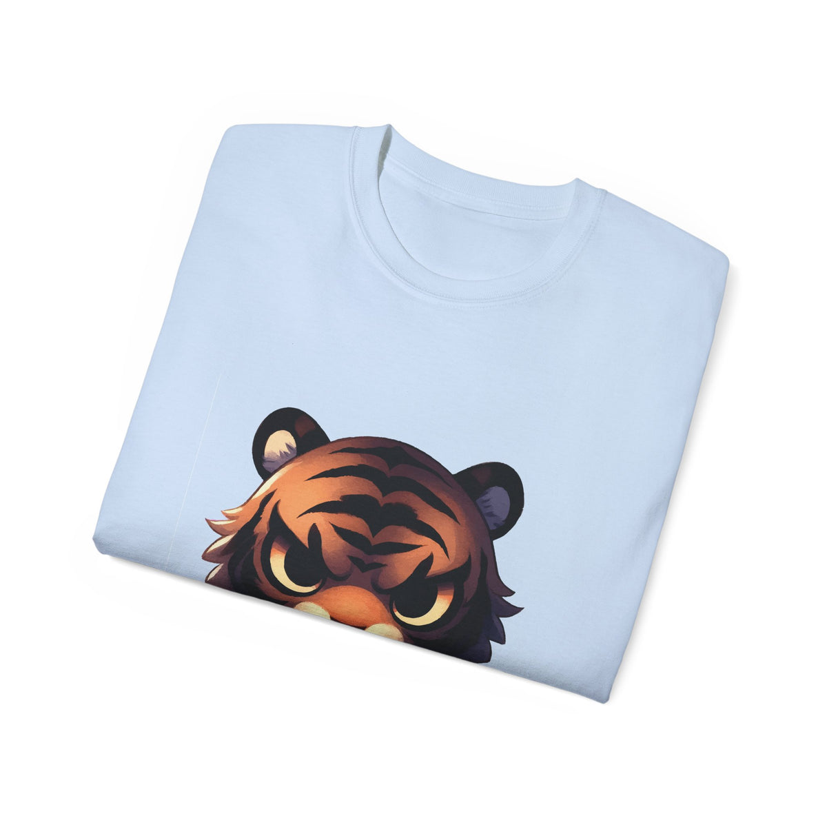 Shadowy Tiger Graphic Unisex Ultra Cotton Tee - Perfect for Animal Lovers