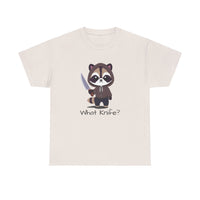 Hooded Raccoon Knife Shirt