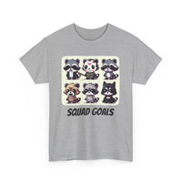 Halloween Raccoon Squad Goals T-Shirt - Cute, Spooky, Fun