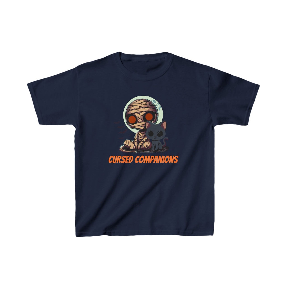 Spooky Cute Mummy Kids Shirt - "Cursed Companions"