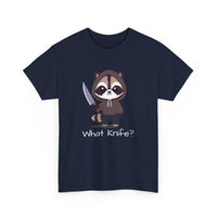Hooded Raccoon Knife Shirt