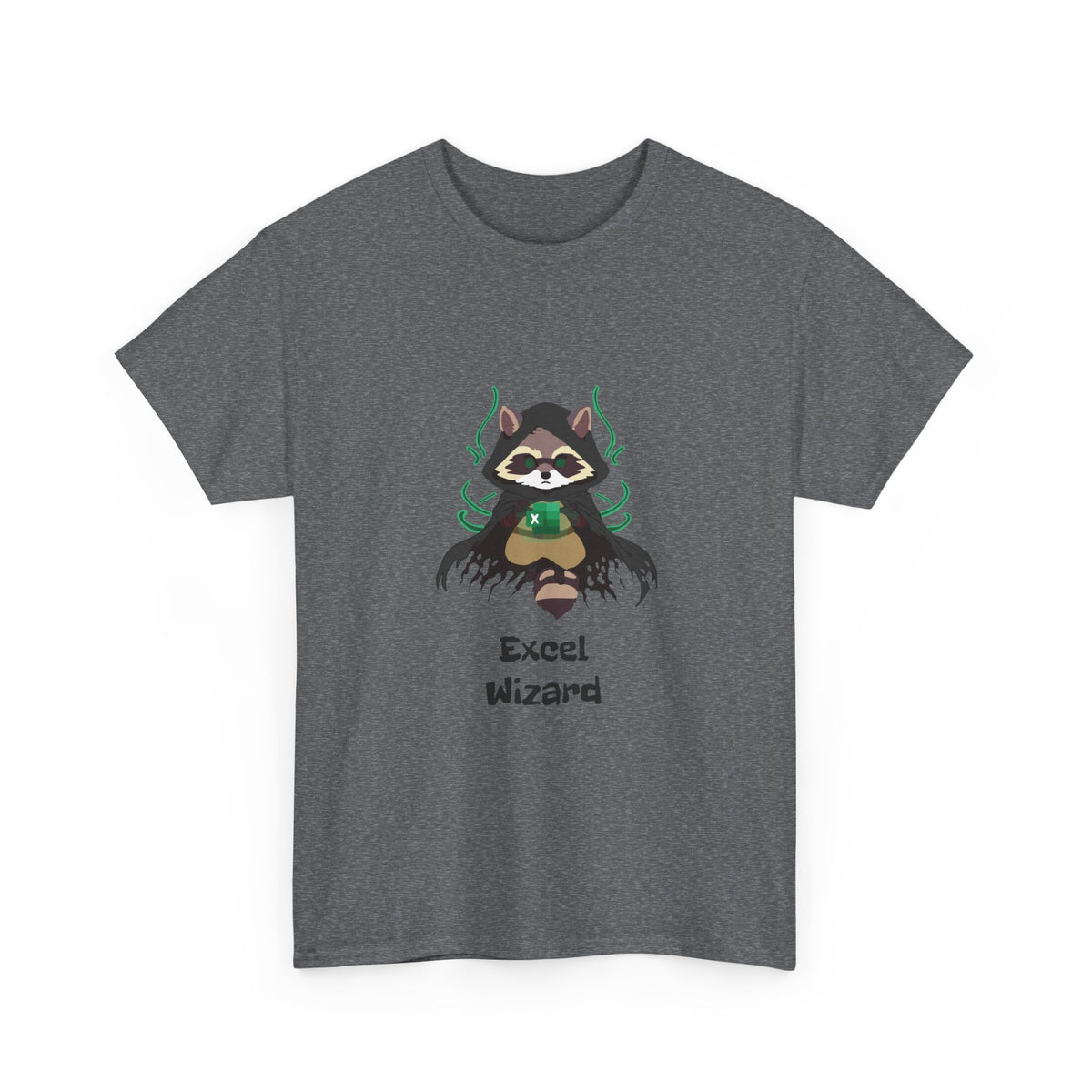 Excel Wizard Raccoon T-Shirt - Unleash Your Inner Spreadsheet Master!