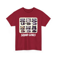Halloween Raccoon Squad Goals T-Shirt - Cute, Spooky, Fun