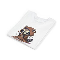 Raccoon Hoodie Youth Short Sleeve Tee - Perfect for Playtime and Parties