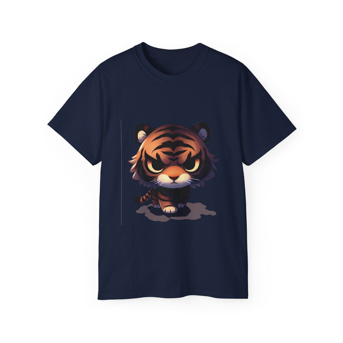 Shadowy Tiger Graphic Unisex Ultra Cotton Tee - Perfect for Animal Lovers