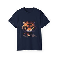 Shadowy Tiger Graphic Unisex Ultra Cotton Tee - Perfect for Animal Lovers