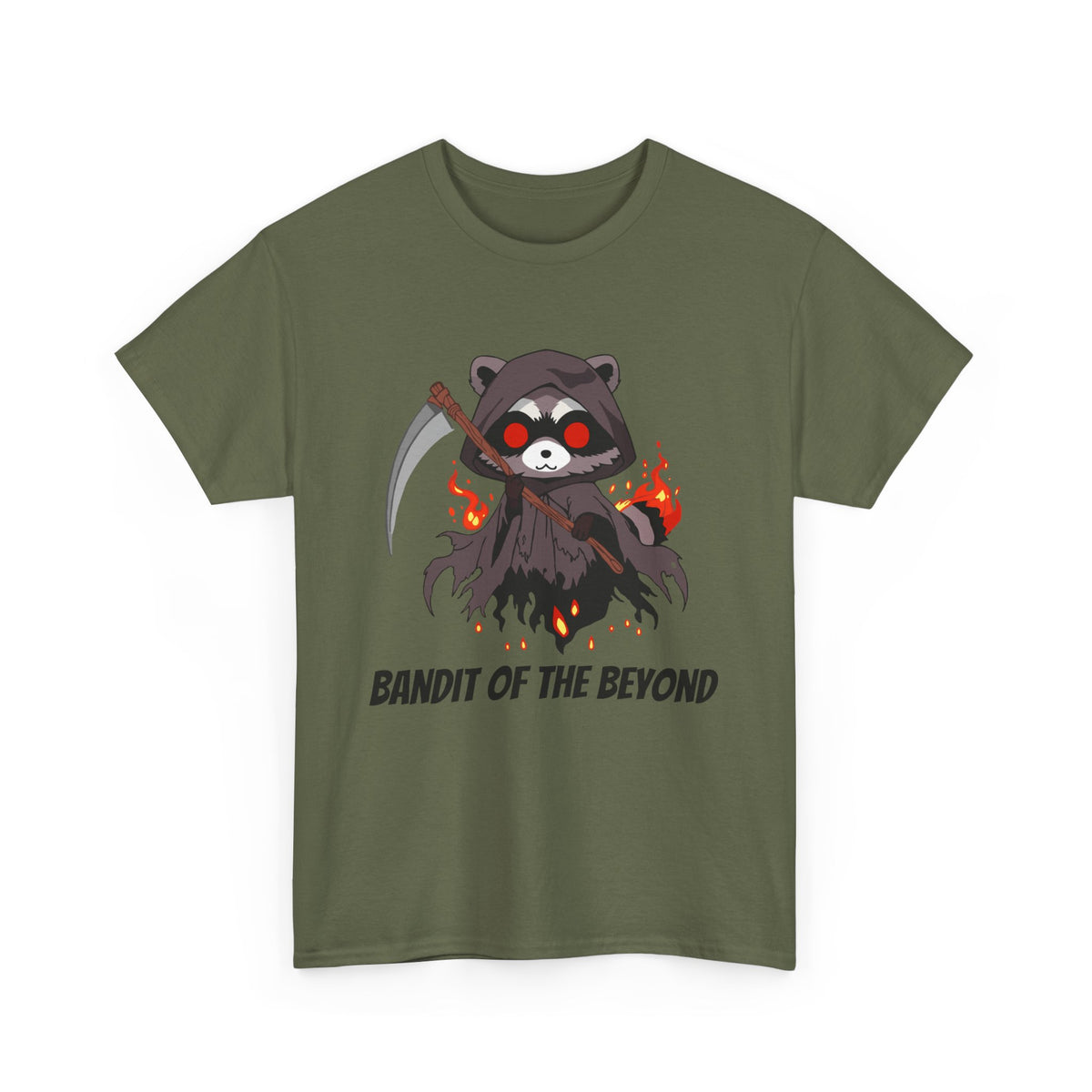 Raccoon Reaper T-Shirt - Bandit of the Beyond