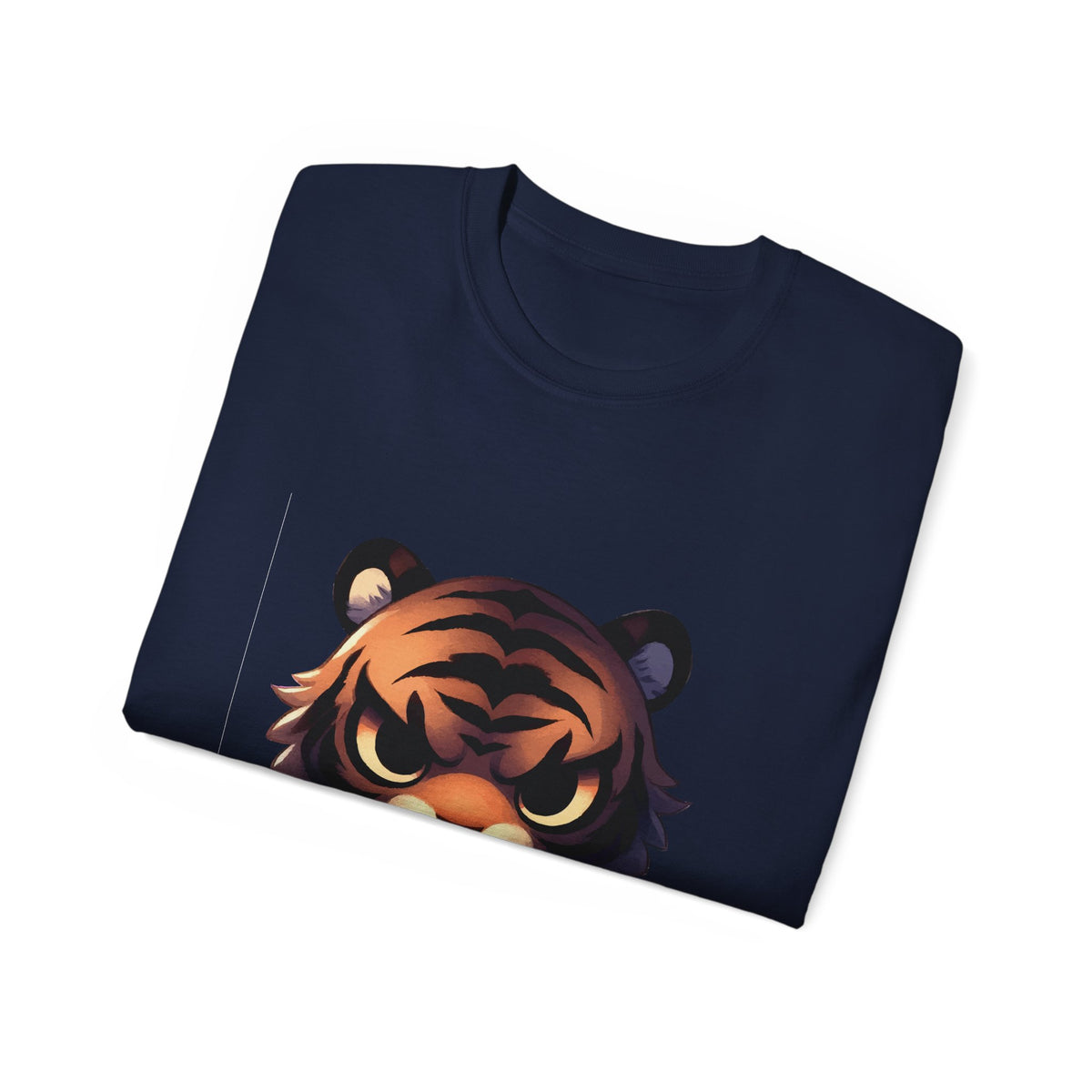 Shadowy Tiger Graphic Unisex Ultra Cotton Tee - Perfect for Animal Lovers