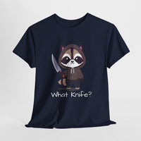 Hooded Raccoon Knife Shirt