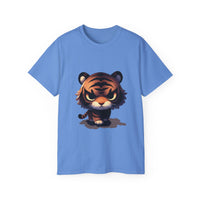 Shadowy Tiger Graphic Unisex Ultra Cotton Tee - Perfect for Animal Lovers