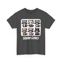 Halloween Raccoon Squad Goals T-Shirt - Cute, Spooky, Fun