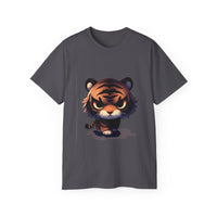 Shadowy Tiger Graphic Unisex Ultra Cotton Tee - Perfect for Animal Lovers