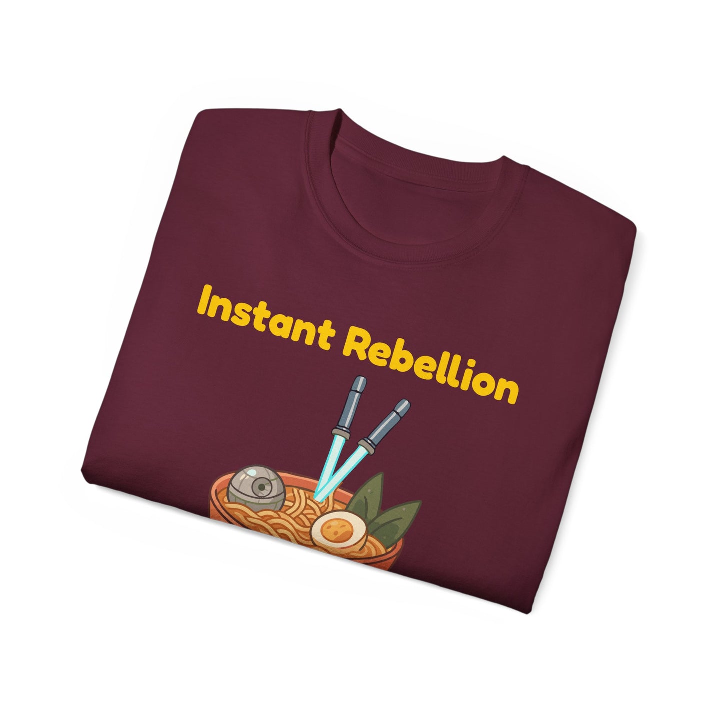 Funny Instant Ramen Unisex Ultra Cotton Tee – Perfect for Food Jedi!