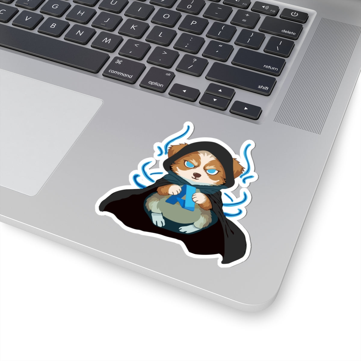 Adorable Wizard Dog Kiss-Cut Stickers - Perfect for Laptops, Journals, Gift Decoration, Playful Accessories, Fun Decor