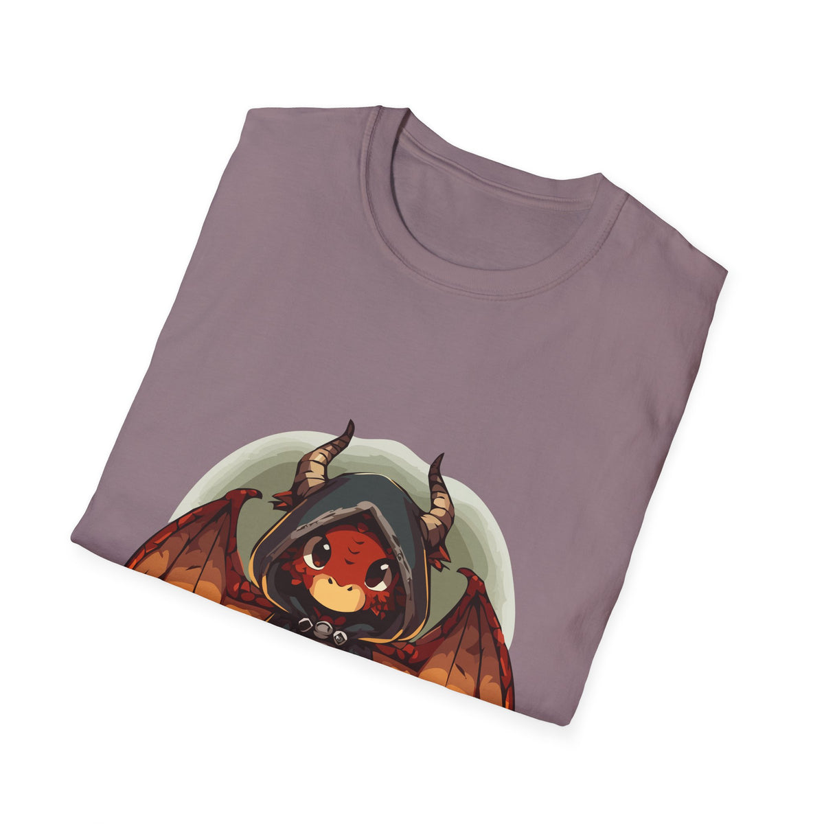 Hooded Dragon Demon Unisex Softstyle T-Shirt