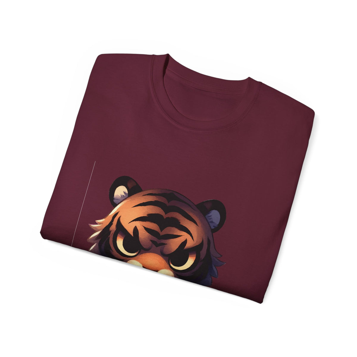 Shadowy Tiger Graphic Unisex Ultra Cotton Tee - Perfect for Animal Lovers