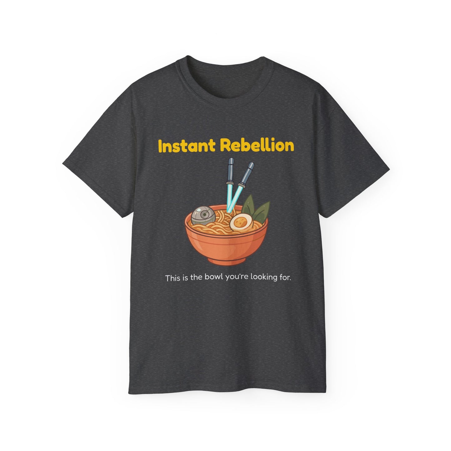 Funny Instant Ramen Unisex Ultra Cotton Tee – Perfect for Food Jedi!