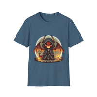 Hooded Dragon Demon Unisex Softstyle T-Shirt