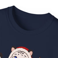 Cute Christmas Animals Tee — Santa Panda, Tiger & Fox Holiday T-Shirt