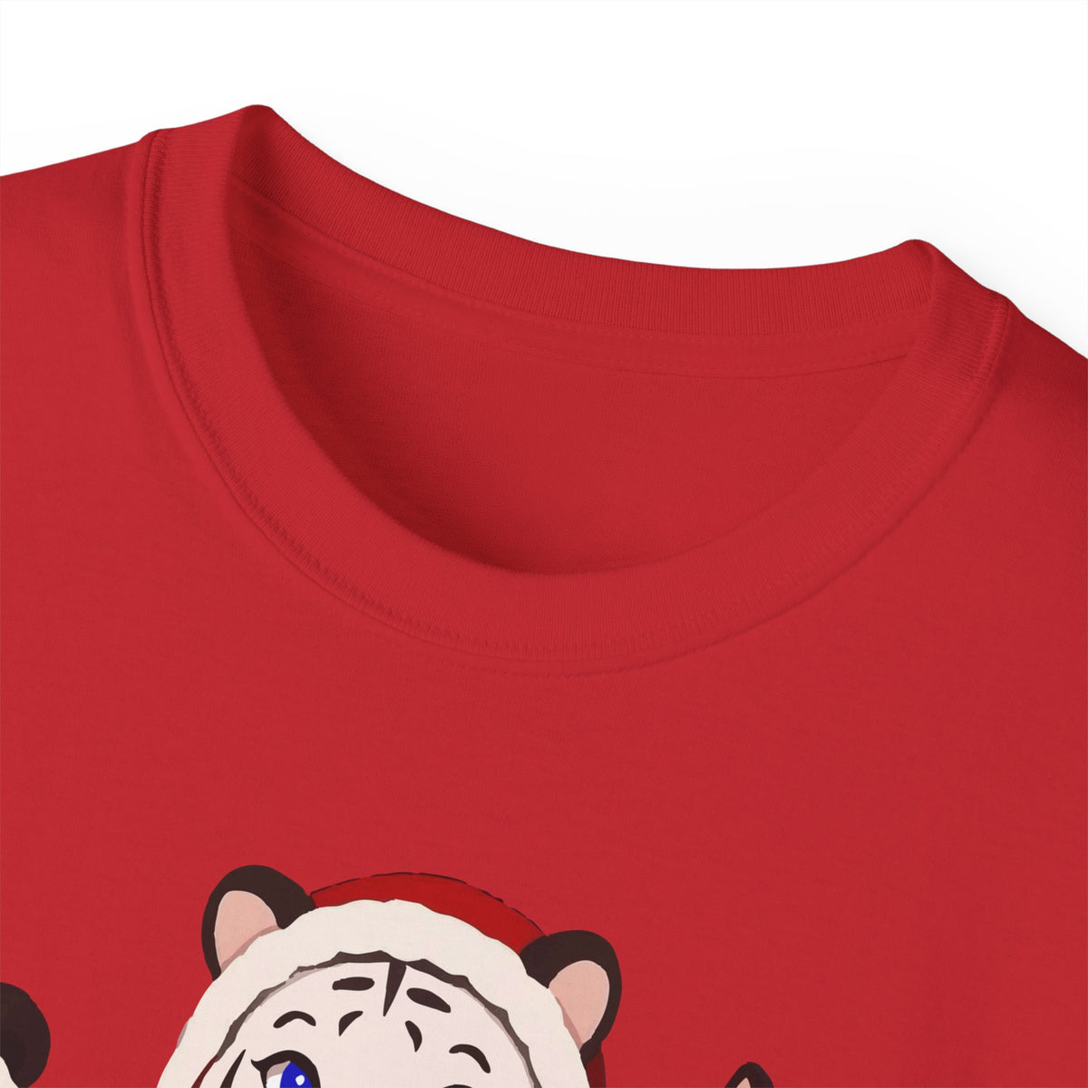 Cute Christmas Animals Tee — Santa Panda, Tiger & Fox Holiday T-Shirt