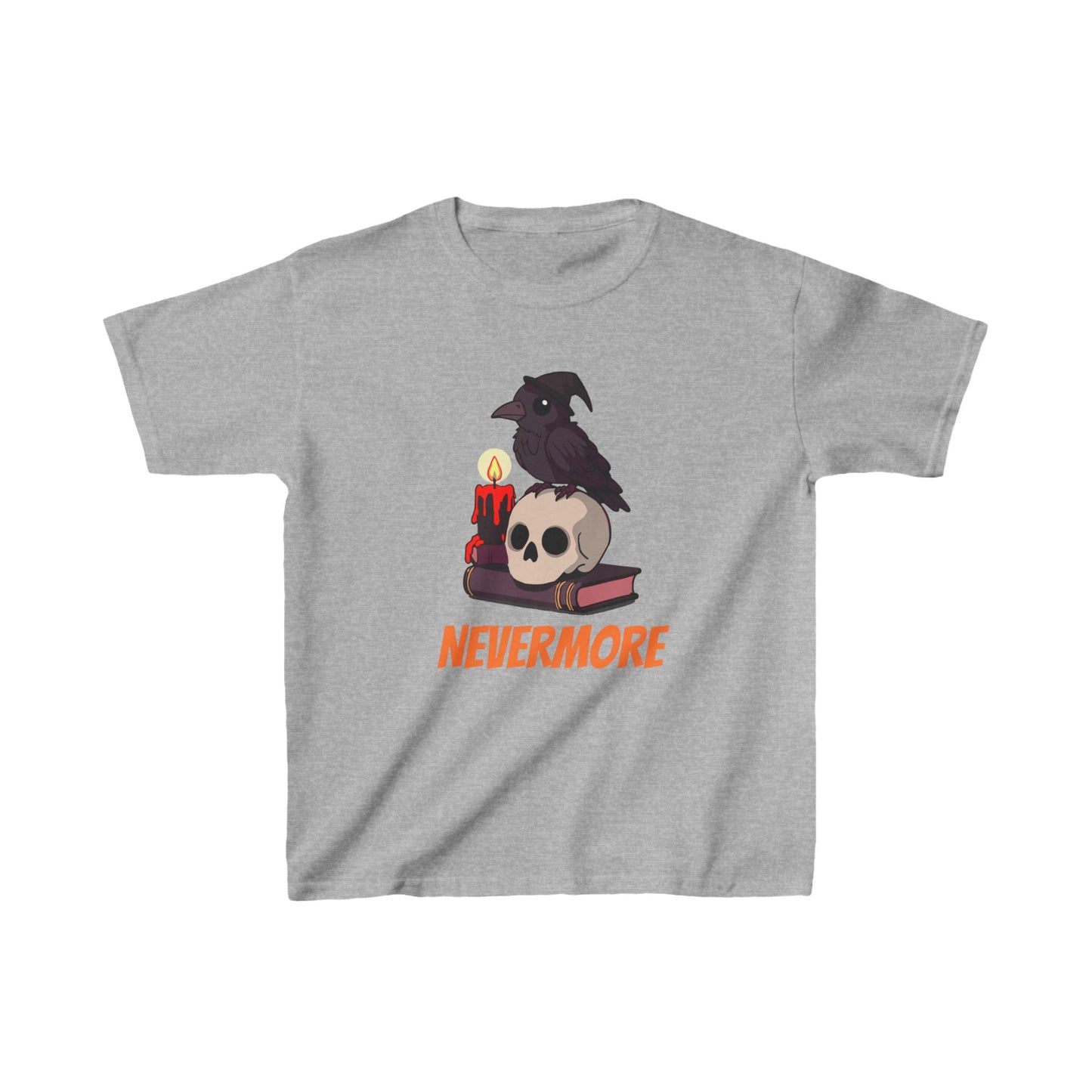 Spooky Cute Raven Kids Shirt - "Nevermore"