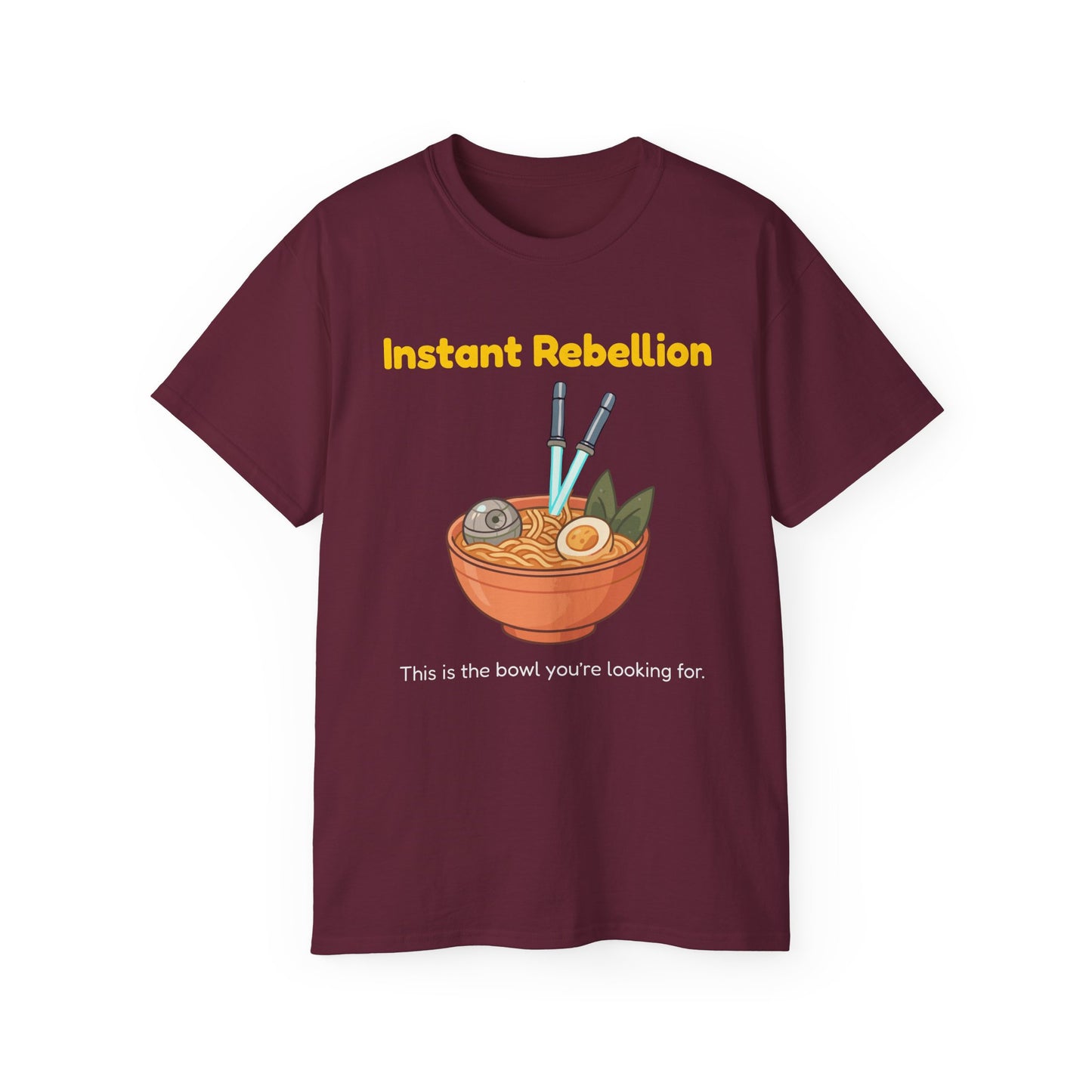 Funny Instant Ramen Unisex Ultra Cotton Tee – Perfect for Food Jedi!