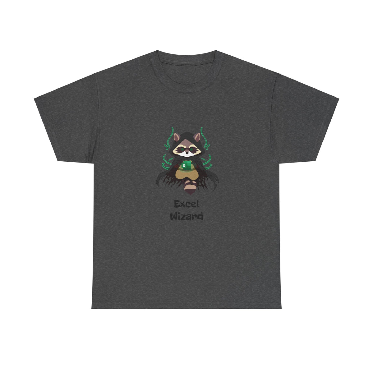 Excel Wizard Raccoon T-Shirt - Unleash Your Inner Spreadsheet Master!