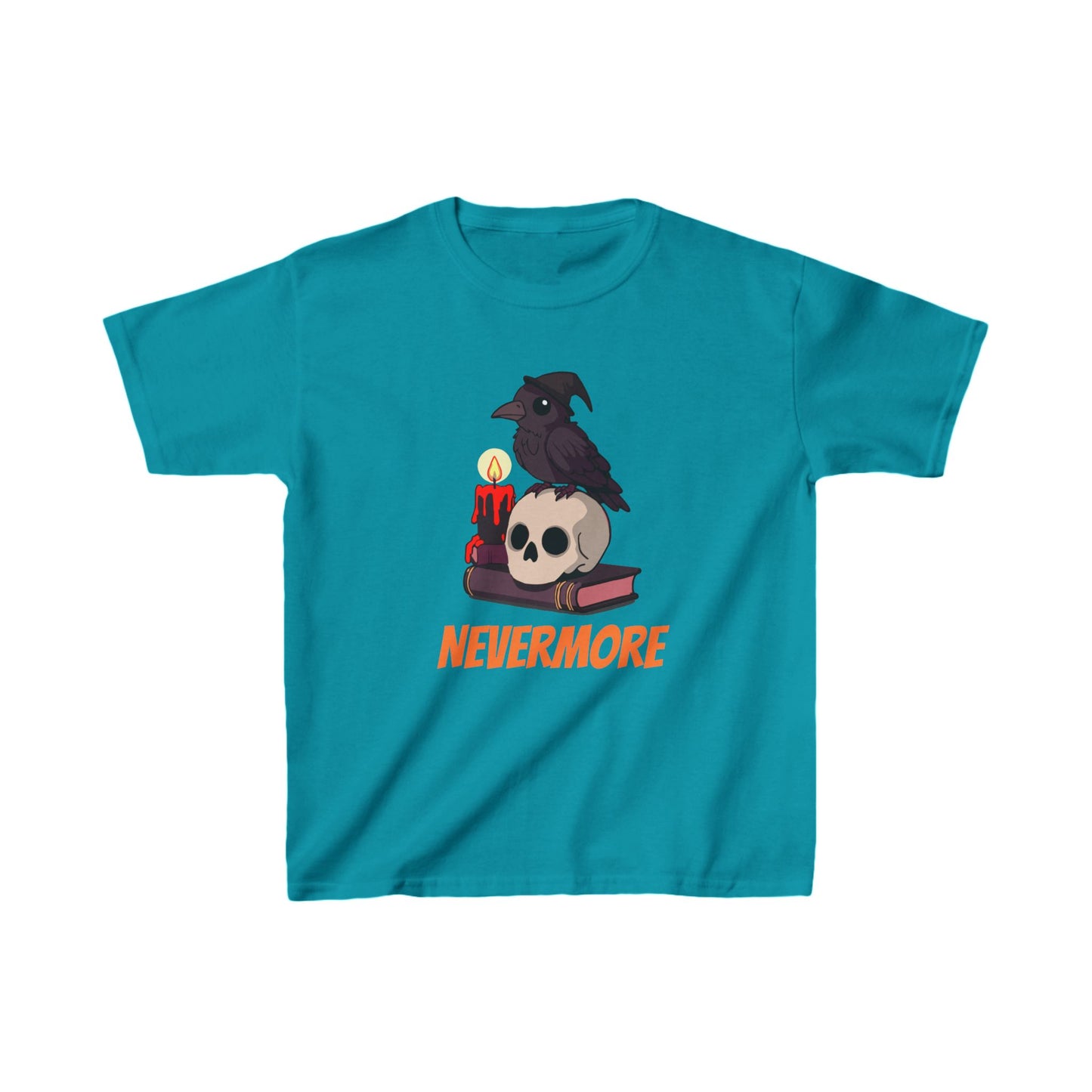 Spooky Cute Raven Kids Shirt - "Nevermore"