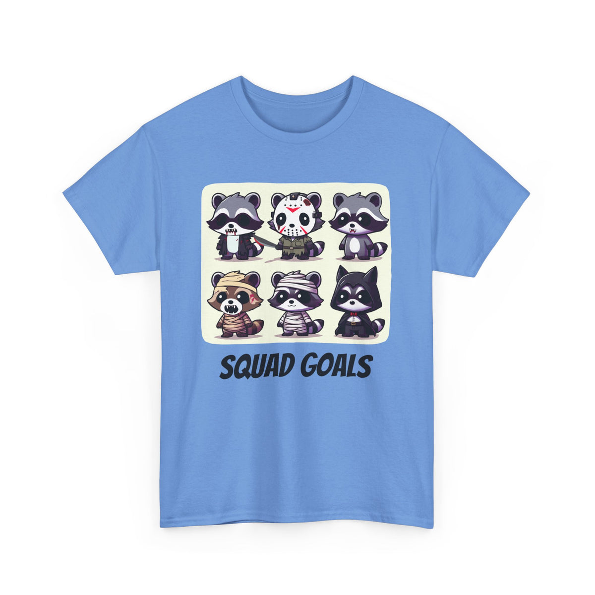 Halloween Raccoon Squad Goals T-Shirt - Cute, Spooky, Fun