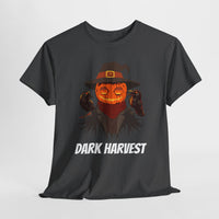 Dark Harvest Scarecrow Pumpkin T-Shirt - Spooky, Halloween, Gothic